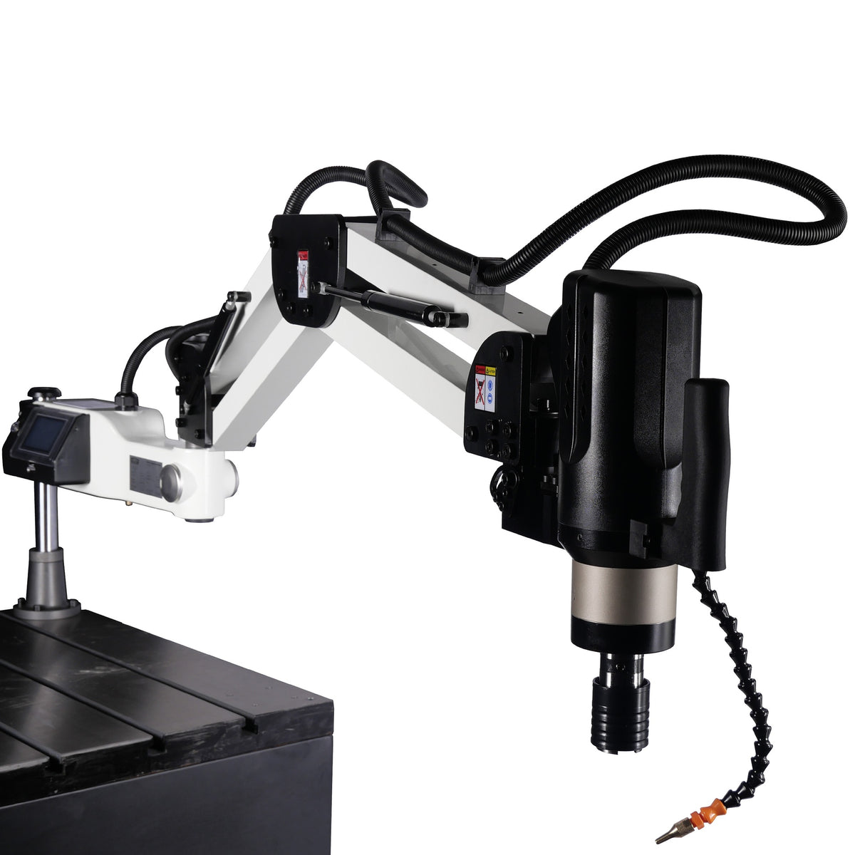 Cowley 36t Elektrische Gewindeschneidmaschine mit ausziehbarem Arm – M6-M36, 1700 mm Arbeitsradius, HD-Touchscreen & Servomotor – TME36T