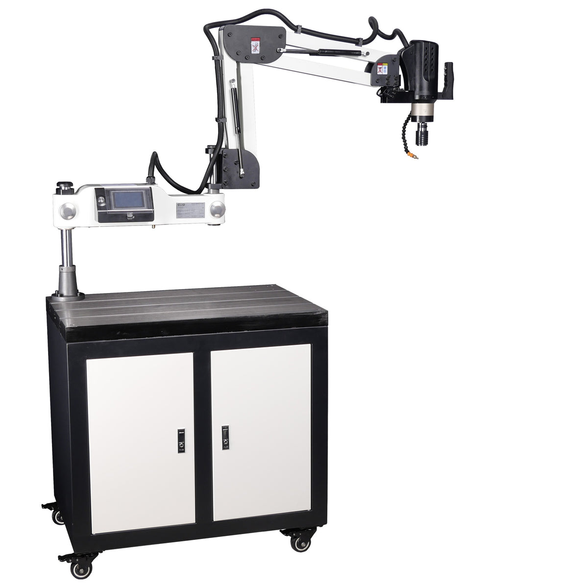 Cowley 36t Elektrische Gewindeschneidmaschine mit ausziehbarem Arm – M6-M36, 1700 mm Arbeitsradius, HD-Touchscreen & Servomotor – TME36T