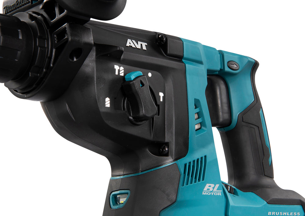 Makita Akku-Kombihammer SDS-MAX – 40V max., inkl. 2x 4,0 Ah Akkus, Ladegerät & MAKPAC - HR003GM201