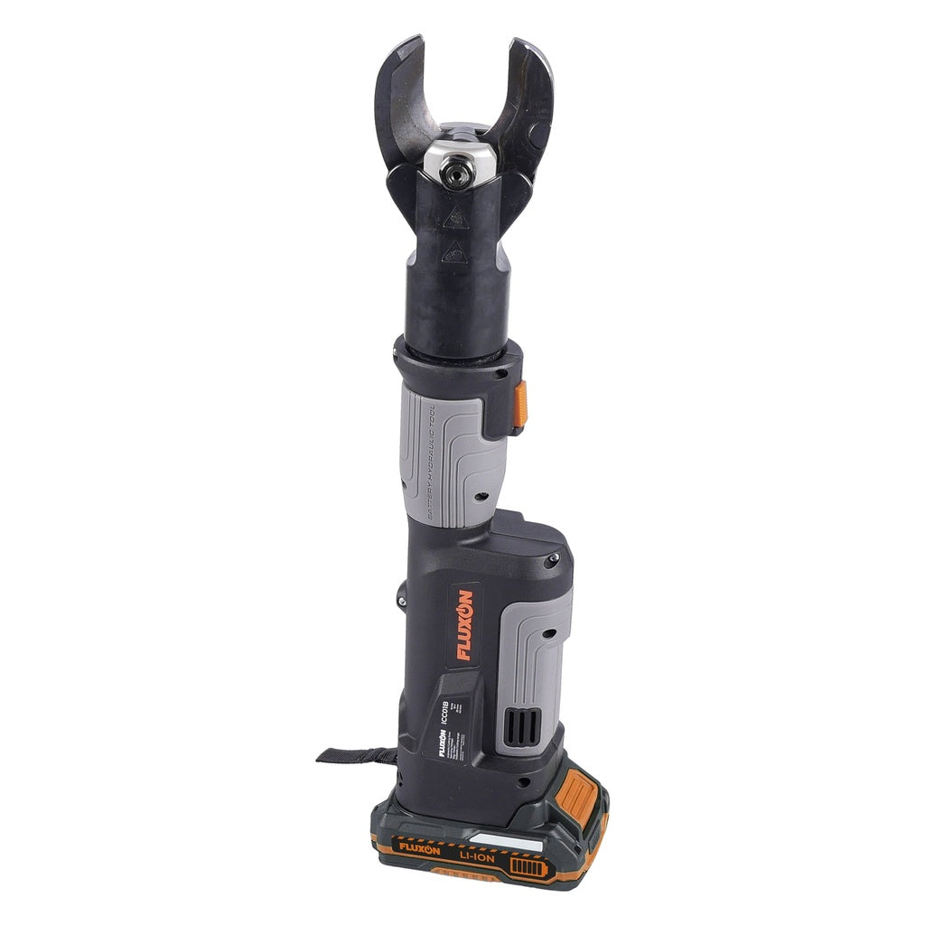 Fluxon 18V Profi Akku-hydraulischer Kabelschneider 40mm 30kN Kabelschere inkl. 2x 2,0Ah – ICC01B2