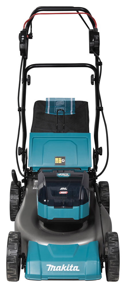 Makita Akku-Rasenmäher mit Radantrieb & Stahl-Mähdeck - LM001GT204