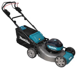 Makita Akku-Rasenmäher mit Stahl-Mähdeck und Dual-Akku-System - LM002GT204