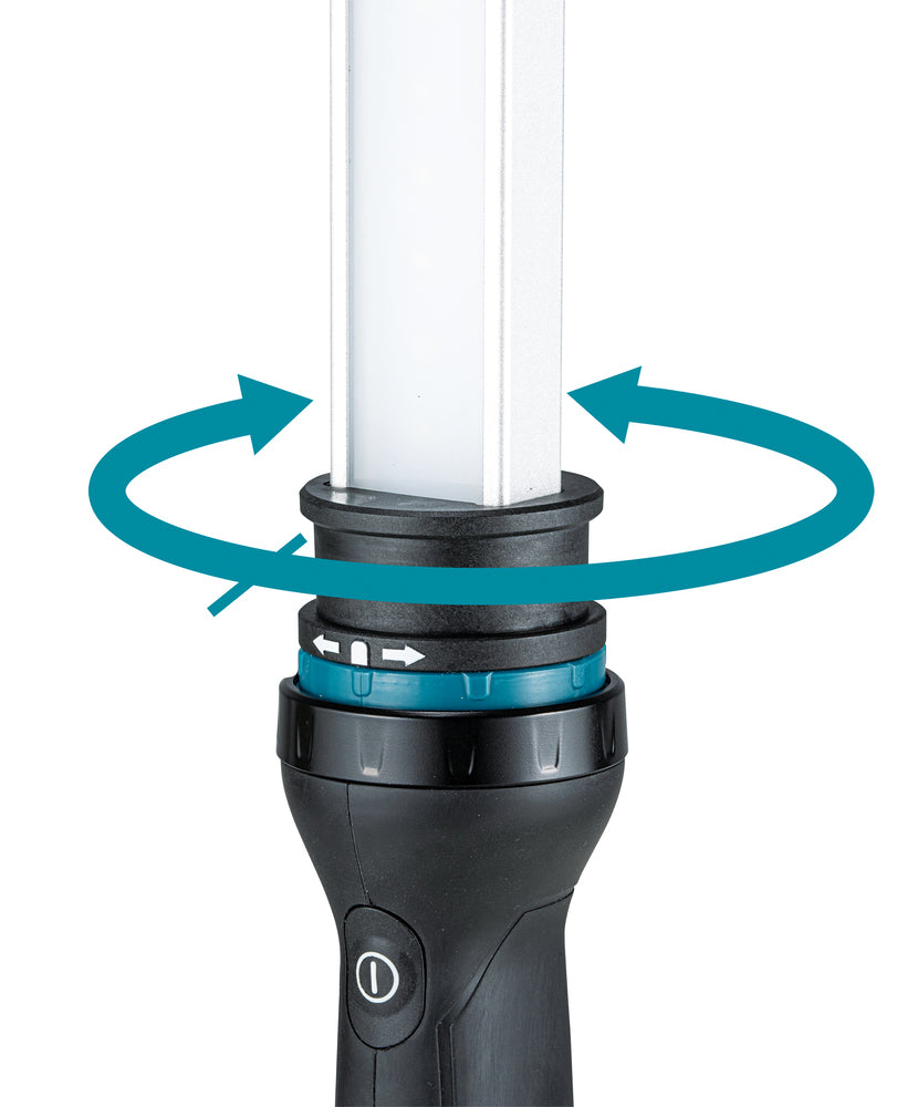 Makita LED-Akku-Stableuchte ML012 – 1.700 lm, klappbar & mit Teleskophalterung - ML012G