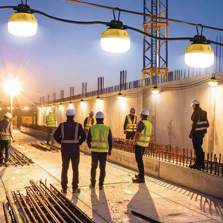 LED S WORK Lichterkette 60 W 6600 lm neutralweiß IP54 für Baustellen