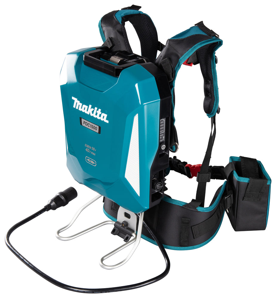 Makita Rückentragbarer Akku PDC1500 – 1.500 Wh, IPX4 & XGT-kompatibel - PDC1500A01