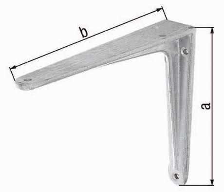 GAH Konsole Aluminiumguss 175 mm x 150 mm – Tragfähig bis 70 kg, T-Profil