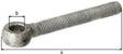GAH Augenschraube M16, 130 mm, feuerverzinkt – Torband-Zubehör
