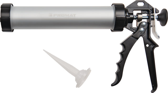 PROMAT CHEMICALS Handfugenpistole Profi geschlossen für 310 ml Kartuschen und 400 ml Beutel