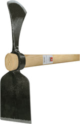 IDEAL Wiedehopfhacke geschmiedet mit Eschenstiel 1800 g – Robuste Gartenhacke