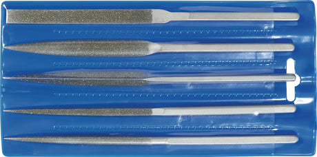 PROMAT Diamanthabilisfeilensatz 215 mm 5-teilig D 126 für gehärtete Stähle, Hartmetall, Keramik und Glas