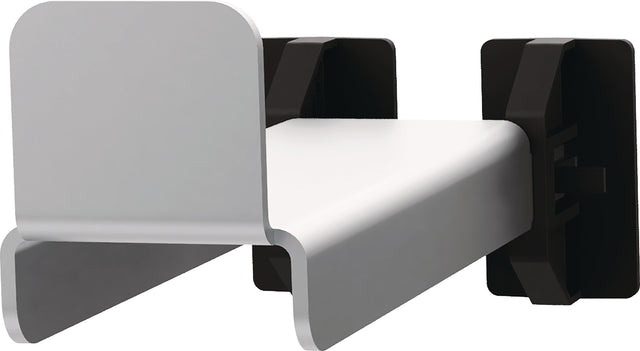 Kabelhalter SimplaClip L.100mm für Lochplatten von BEDRUNKA+HIRTH – Ordnung am Arbeitsplatz