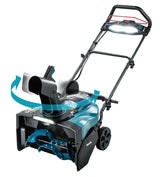 Makita Akku-Schneefräse – stufenlose Drehzahl, LED & kompakte Bauform - Sologerät - SN001GZ