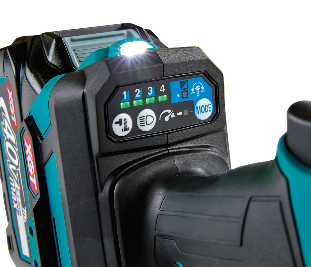 Makita Akku-Schlagschrauber – bürstenlos, kompakt, Pin-Detent & 4-stufige Schlagkraft - TW003GM201