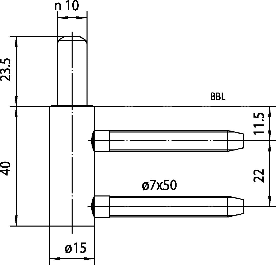 SIMONSWERK Rahmenteil V 3400 WF für 2-teilige Holzzargen – vernickelter Stahl, DIN links/rechts