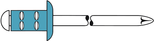 GESIPA Blindniet PolyGrip® Nietschaft 3,2x11 mm Edelstahl A2 – 75 Stück