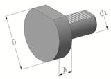 PROMAT Verschlussstopfen Z2 DIN 69880 VDI30 – Stahl, für CNC-Drehmaschinen