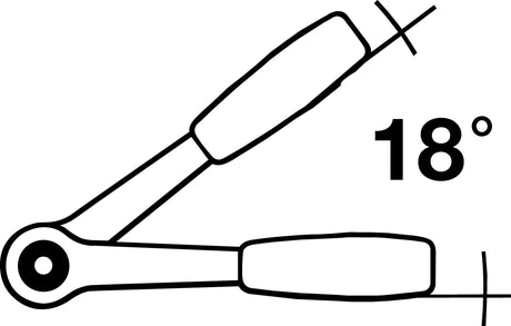 TECWERK Steckschlüsselsatz 61-tlg. 1/4 Zoll SW 4-13 mm 6-Kant 20 Zähne