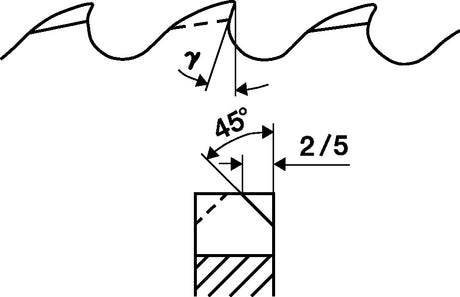 PROMAT Metallkreissägeblatt Form C 350 mm HSS, 180 Zähne, dampfbehandelt, für Eisen und Stahl
