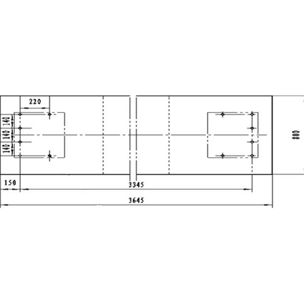 Falco Sollevatori 4000kg 400V Profi 2-Säulen Hebebühne Premium Black – VL35F400
