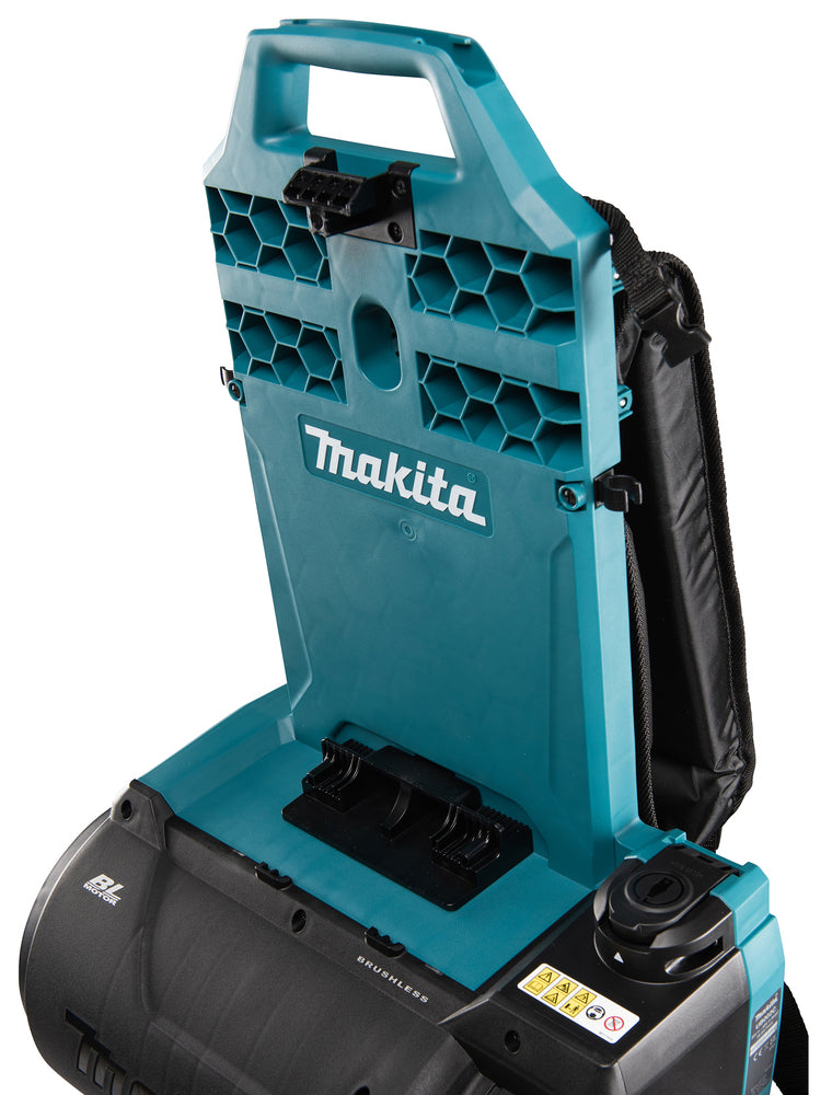 Makita Akku-Rucksackgebläse – individuell einstellbar & mit Konstantelektronik - UB002C