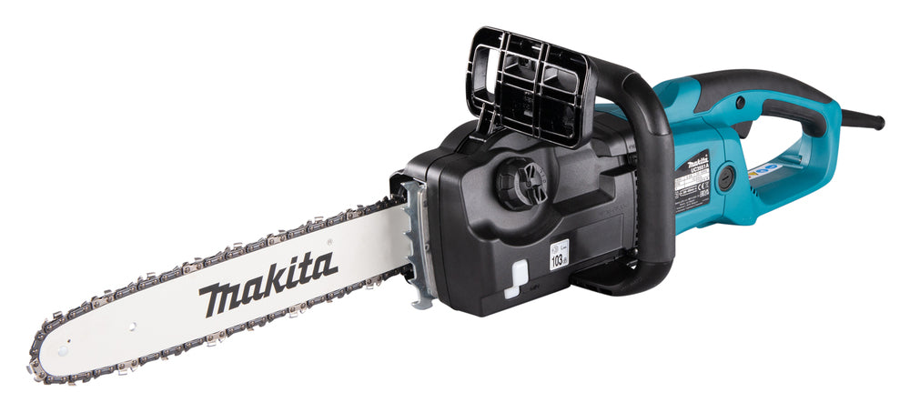 Makita Elektro-Kettensäge – 2.000 W, 35 cm Schwert, 14,5 m/s Kettengeschwindigkeit - UC3551A