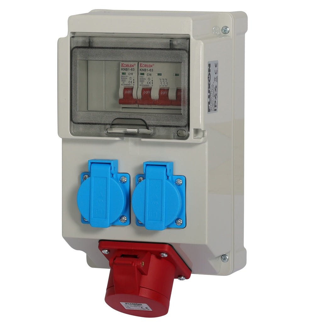 Fluxon Verteilerkasten 16A 230V / 400V –  VD1632A