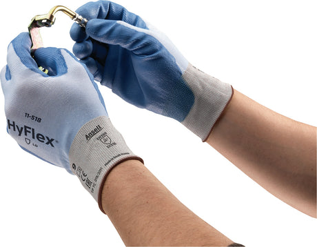 ANSELL HyFlex® 11-518 Schnittschutzhandschuhe Gr. 8 blau EN 388 PSA II – 12 Paar