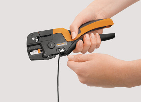 Automatikabisolierzange STRIPX® PLUS 2.5 von WEIDMÜLLER – 210 mm, 0,5-2,5 mm², Schneiden, Abisolieren, Crimpen