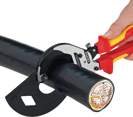 KNIPEX Kabelschneider VDE 250 mm für Cu- und Al-Kabel bis 240 mm²