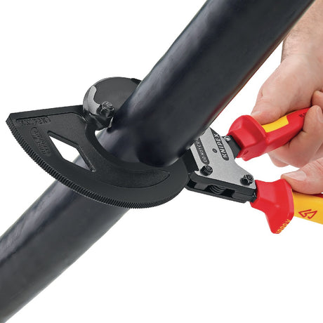 KNIPEX Kabelschneider VDE 250 mm für Cu- und Al-Kabel bis 240 mm²