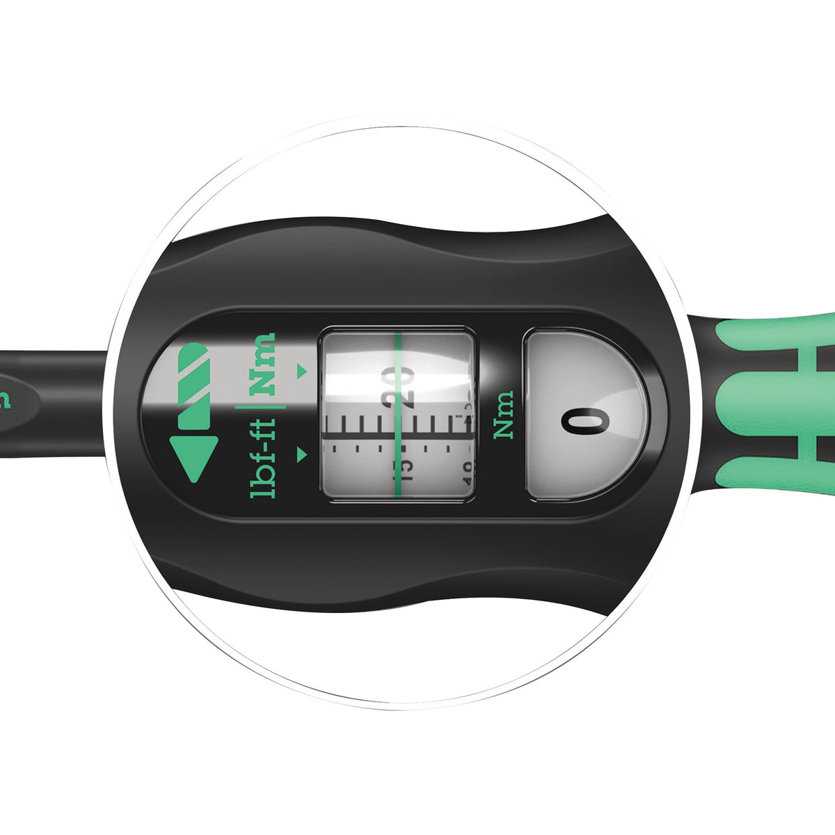 WERA Drehmomentschlüssel Click-Torque A 5 1/4 Zoll 2,5-25 Nm mit hör- und fühlbarem Auslösesignal