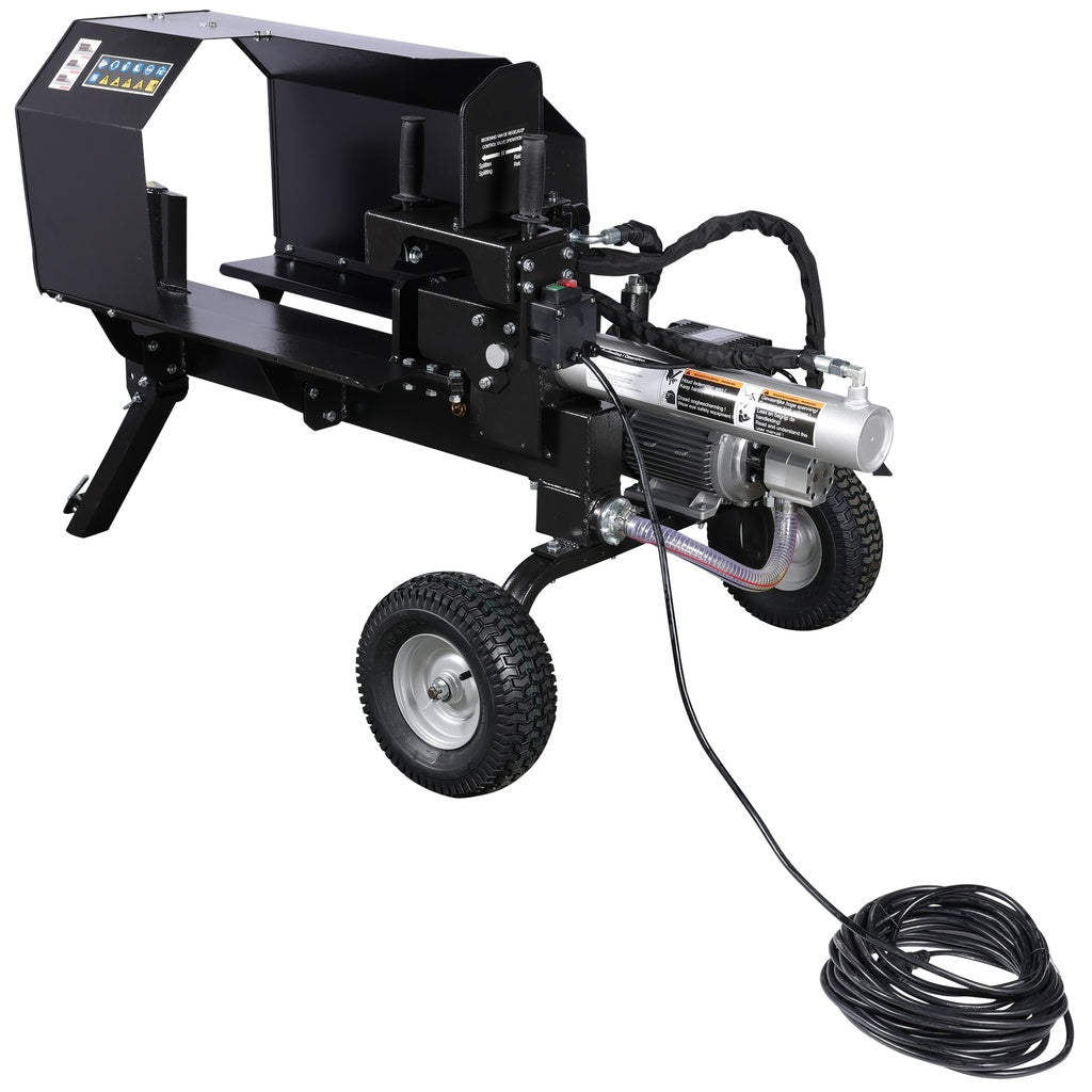 WOODCRAFT 12t [] elektrischer Holzspalter horizontal – LS12ED