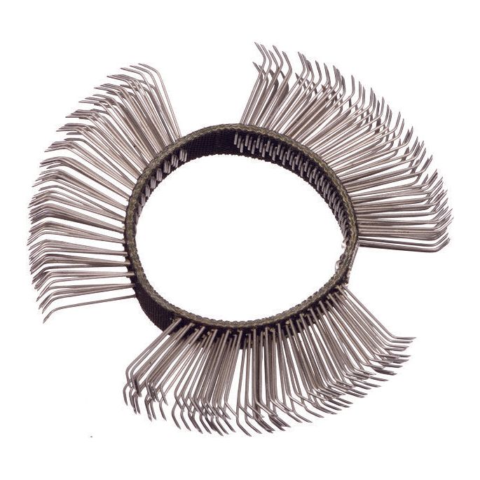 Deltach Bürstenband 11mm, grob (schwarz) 714814