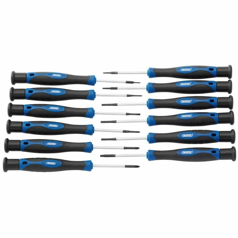Draper Tools Präzisionsschraubendreher-Satz, 12-tlg. D28118