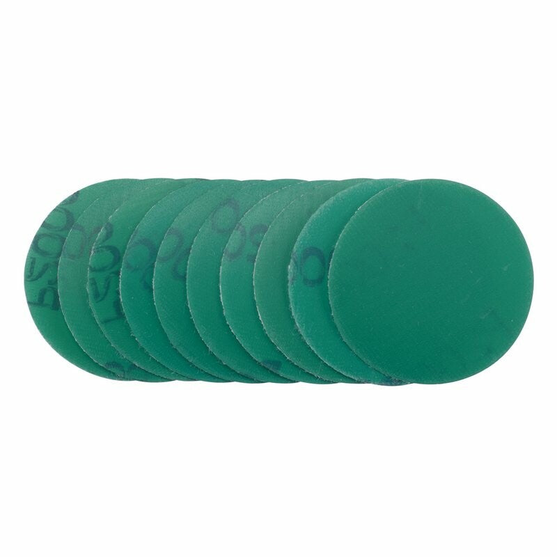 Draper Tools Schleifpapier Ø50mm,Klettverschluss,K2000,10Stück D02053