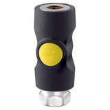 Deltach Sicherheitskupplung 1/4" Innengewinde ORION (ASI-061101) gelb 712702