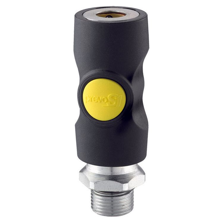 Deltach Sicherheitskupplung 3/8" Außengewinde ORION (ASI-061152) gelb 712714