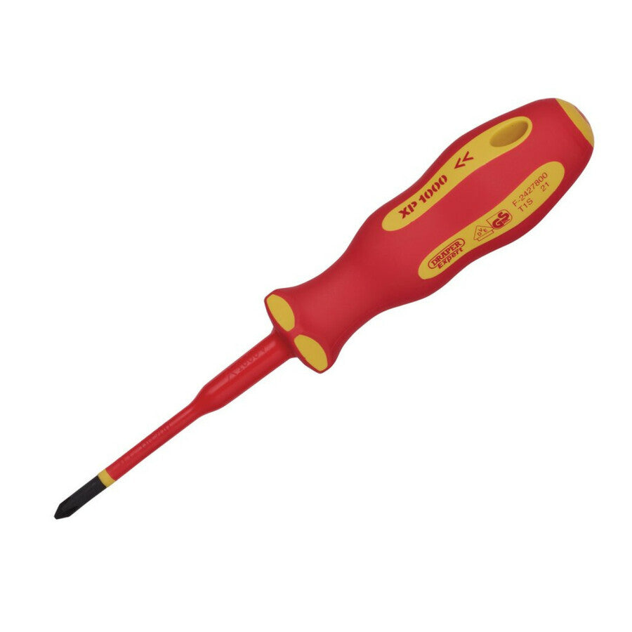 Draper Tools XP1000 Phillips-Schraubendreher PH1x80mm, VDE Slimline D02163