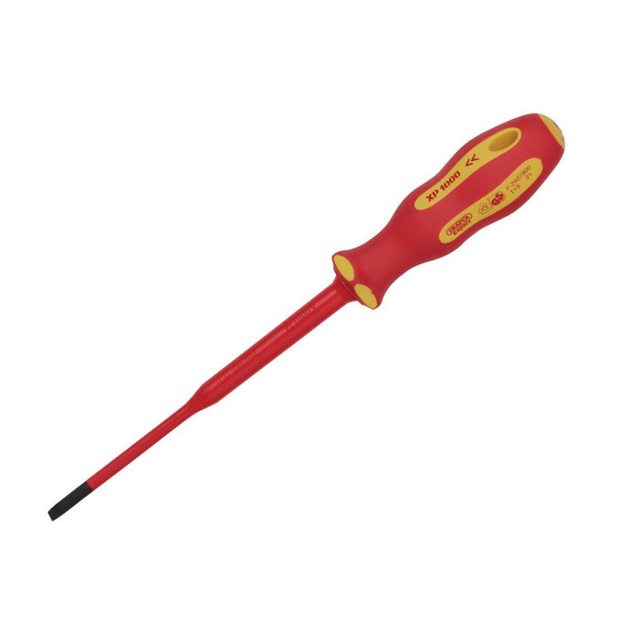 Draper Tools XP1000 Schraubendreher flach 3,5x100mm, VDE Slimline D02159