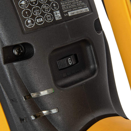 VITO SDS-Max Bohrhammer, 1100W 1-7Joule Abbruchhammer VIMP1100, 1950-4680ipm 300-760U/Min, Anti-Vibration, Einstellung der Meißelposition; Sicherheits-Kupplungsvorrichtung, 28mm Bohrleistung in Beton - toprools.com TP Profishop GmbH
